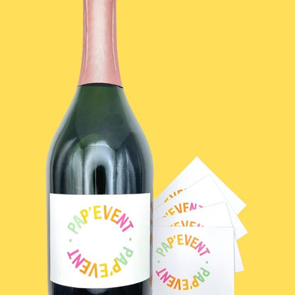 Etiquette champagne modèle 1