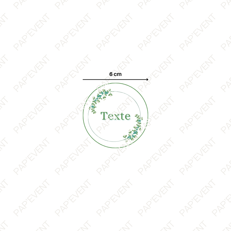 Etiquette gobelet 33cl