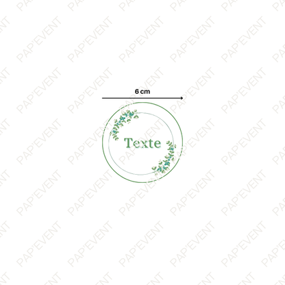Etiquette gobelet 33cl