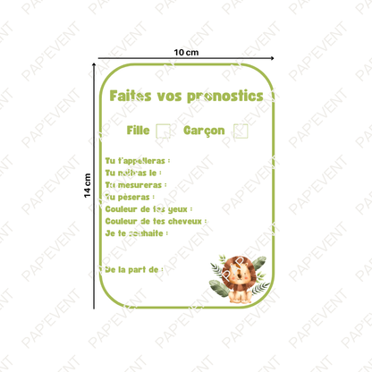 Fiche pronostics naissance