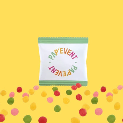 Emballage bonbons multicolores