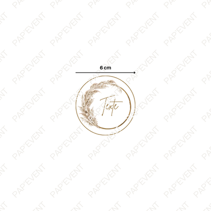 Etiquette gobelet 33cl
