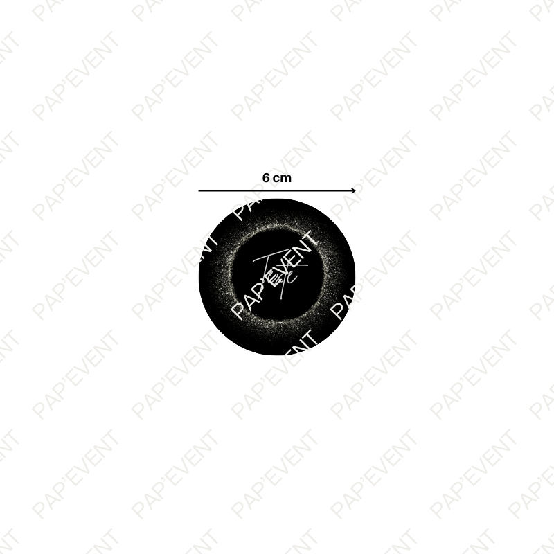 Etiquette gobelet 33cl