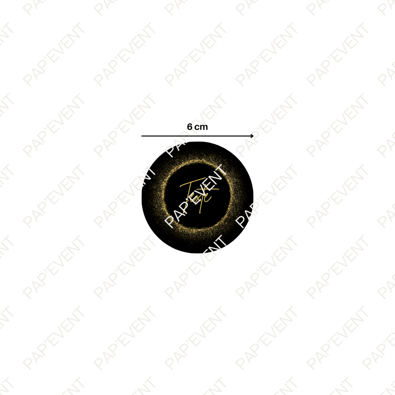 Etiquette gobelet 33cl
