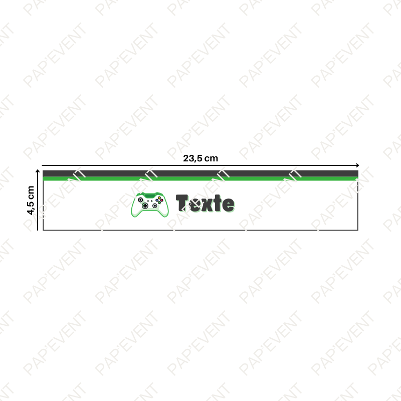 Etiquette bouteille eau 50cl