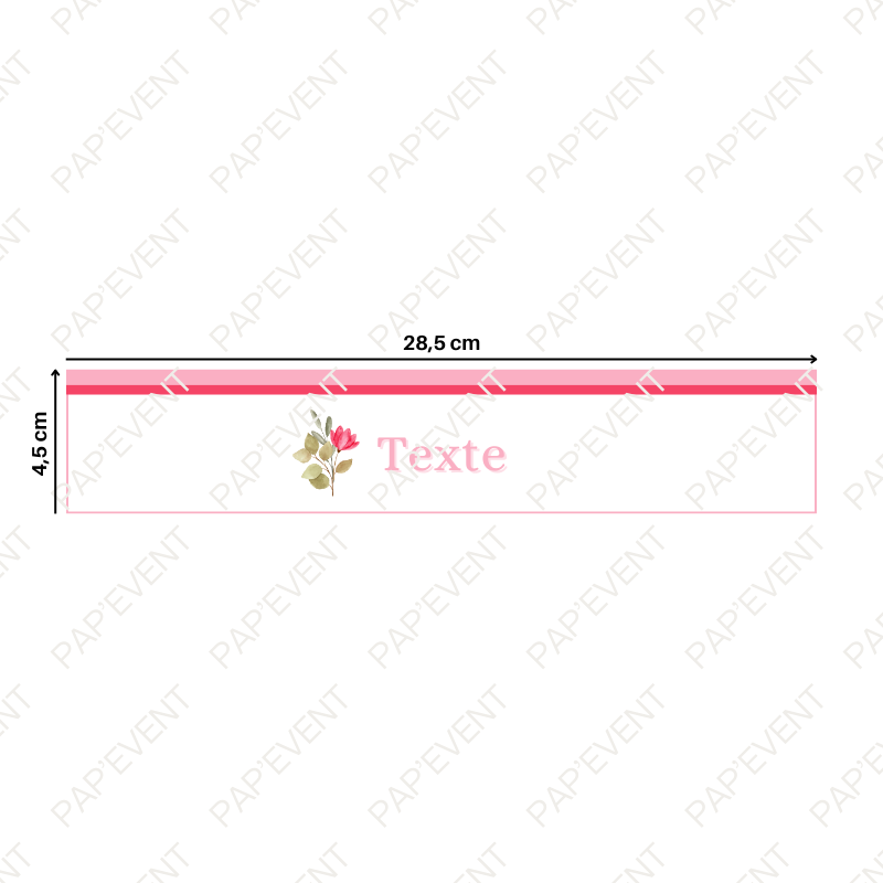 Etiquette bouteille eau 1,5L