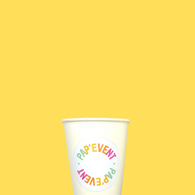 Etiquette gobelet 33cl
