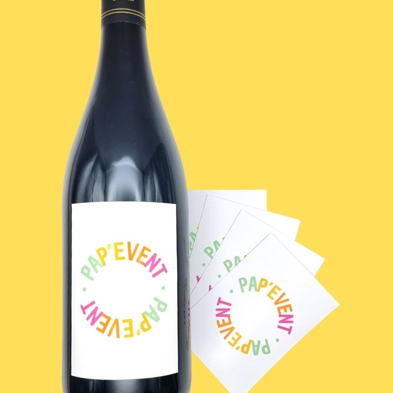 Etiquette vin modèle 1