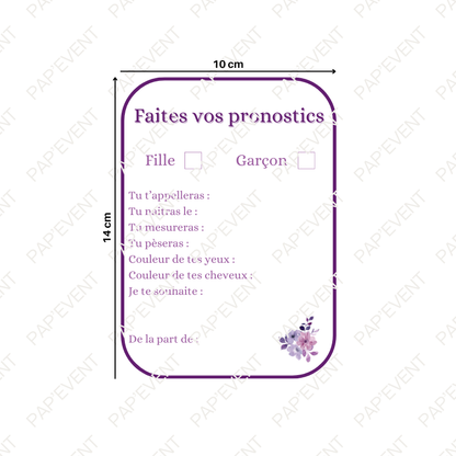 Fiche pronostics naissance