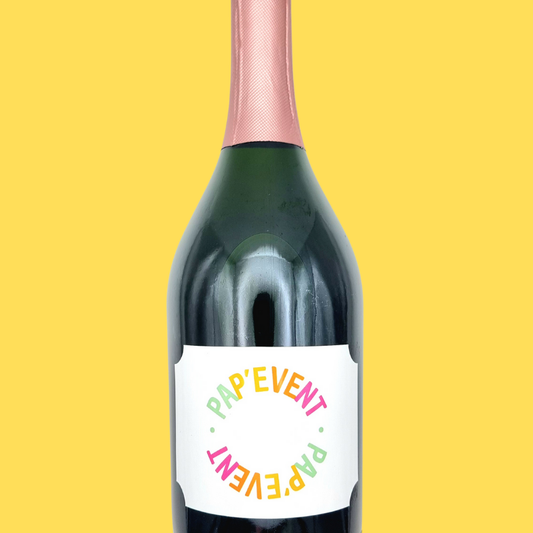 Etiquette champagne modèle 3