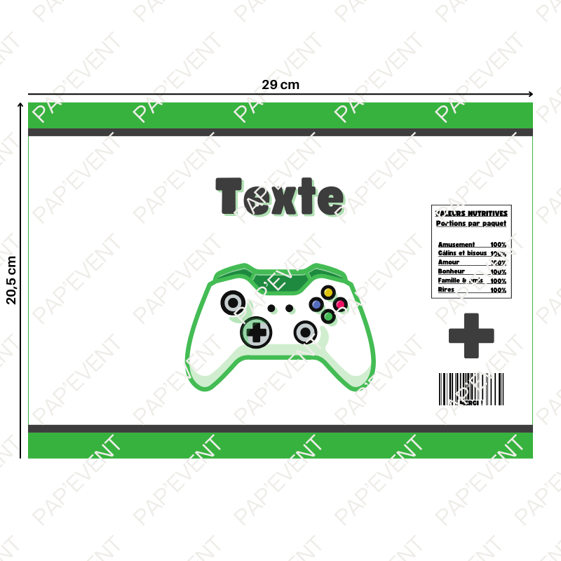 Emballage petit paquet de chips