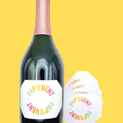 Etiquette champagne modèle 2